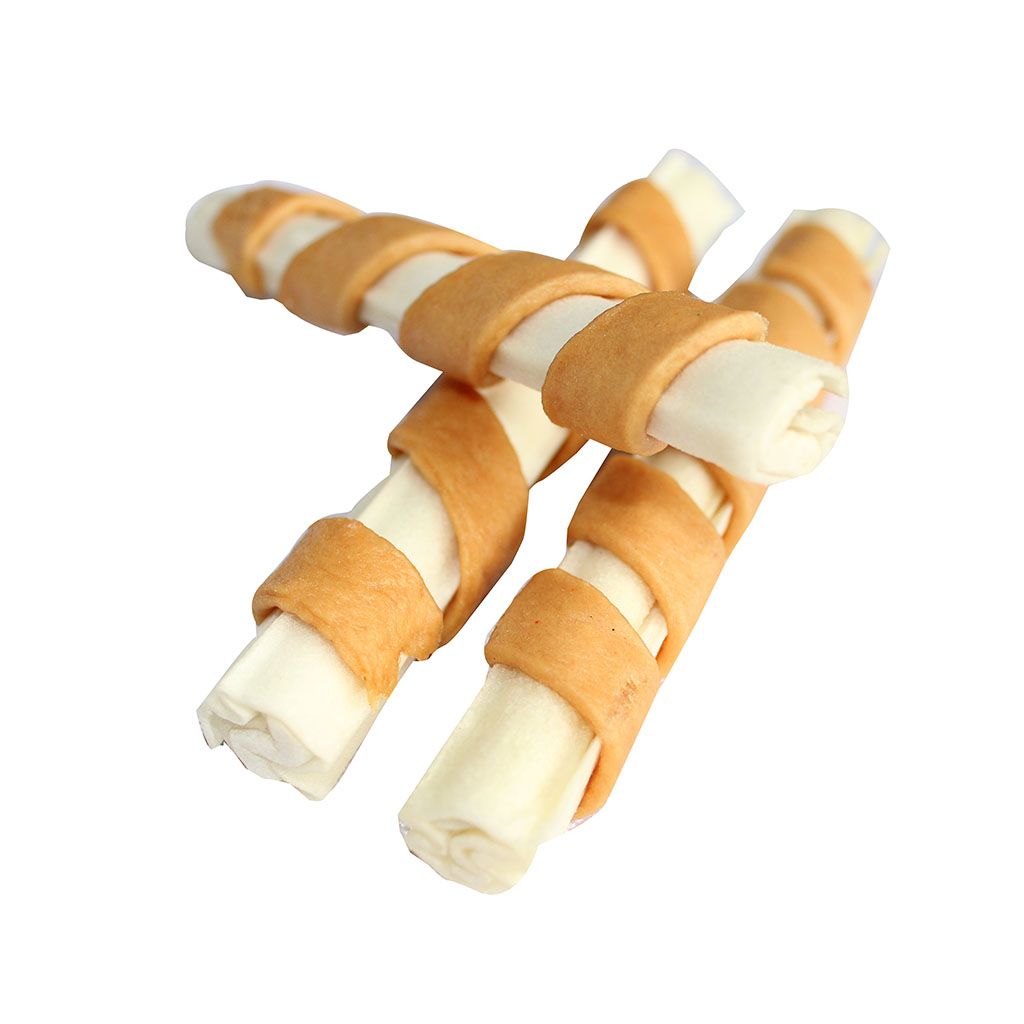 Chicken Wrapped Rawhide Pressed Stick
