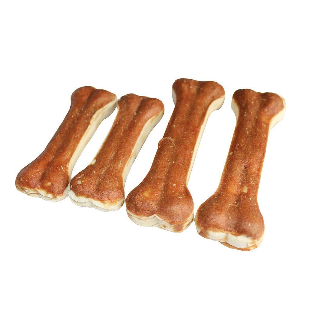 Duck and Beef Rawhide Pressed Bone