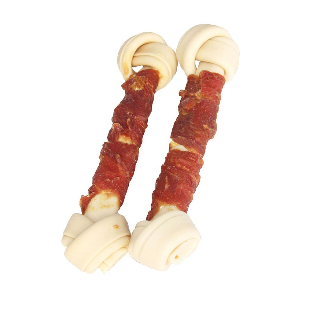 Duck Wrapped Dental Knotted Bone