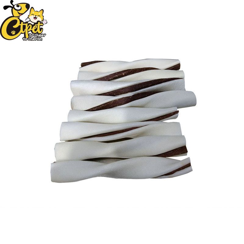 Lamb Filled Rawhide Twists