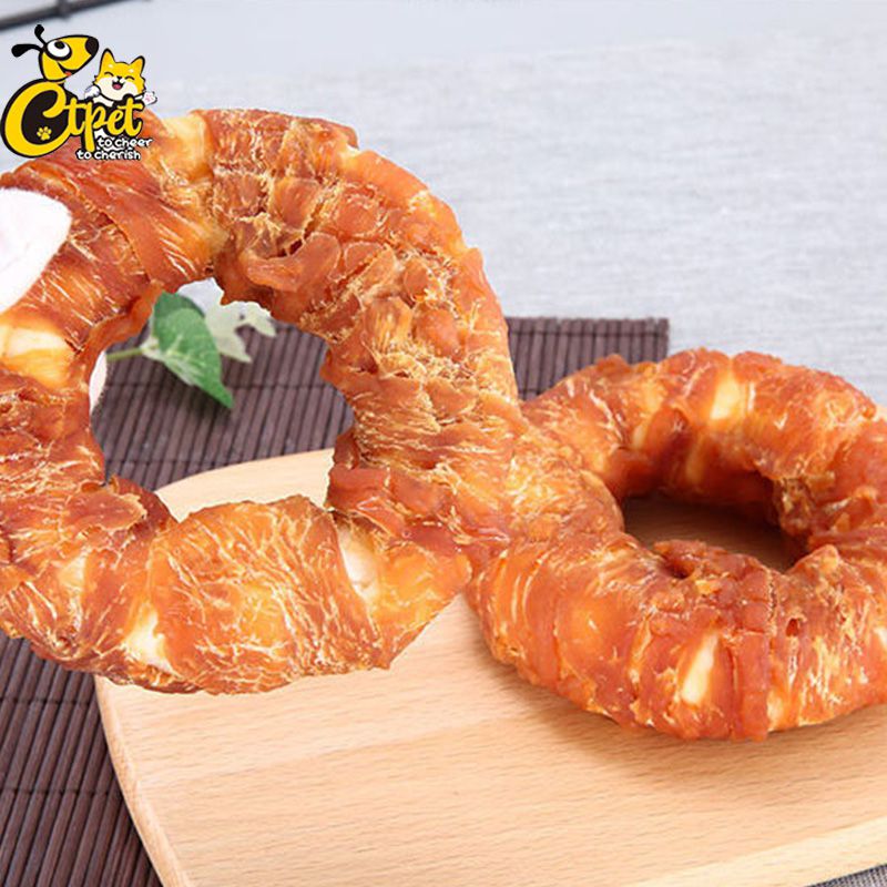 Chicken Wrapped Rawhide Ring