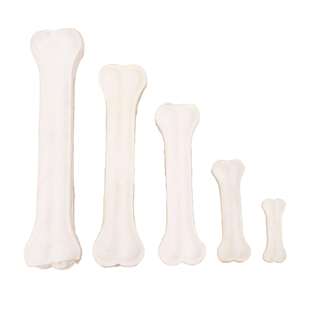 White Rawhide Pressed Bone
