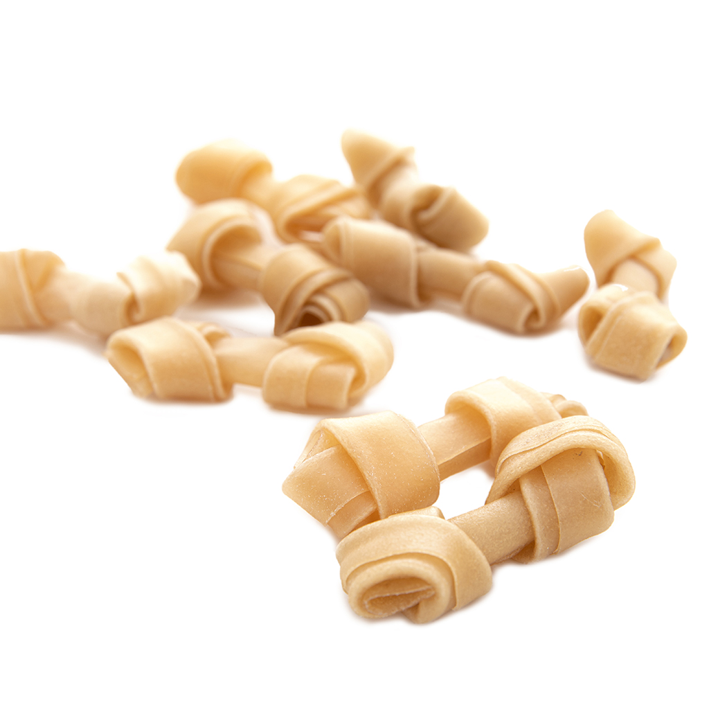 Natural Rawhide Knotted Bone