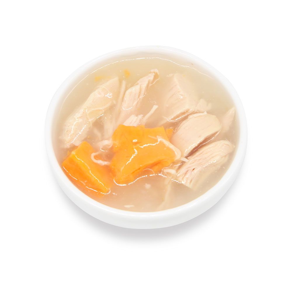 Chicken Fillet Soup  with Sweet Potato