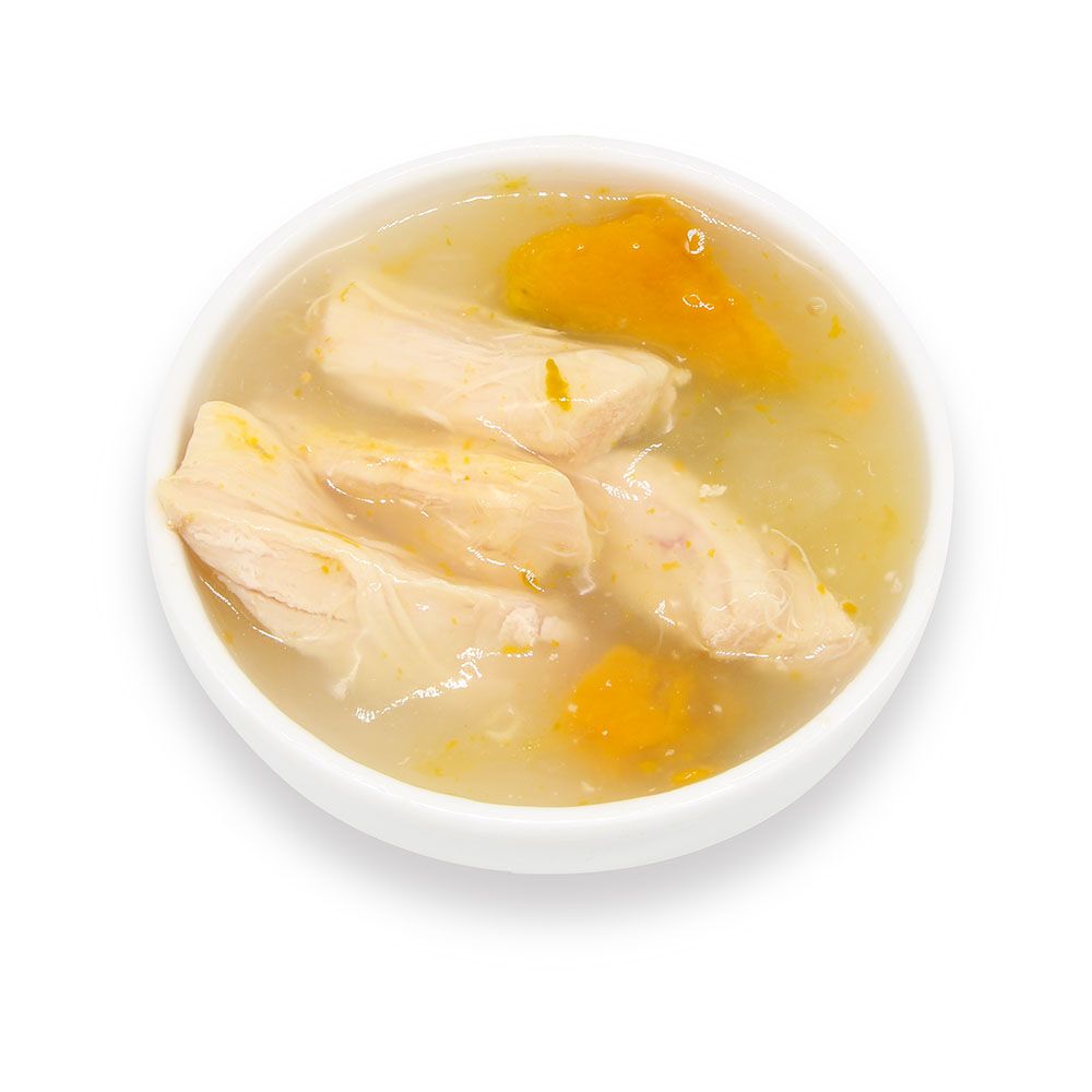 Chicken Fillet Soup with Pumpkin