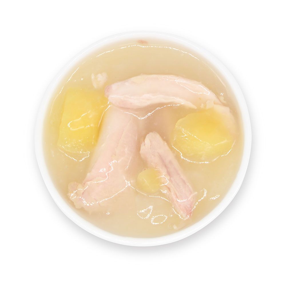 Rabbit Fillet Soup with Apple