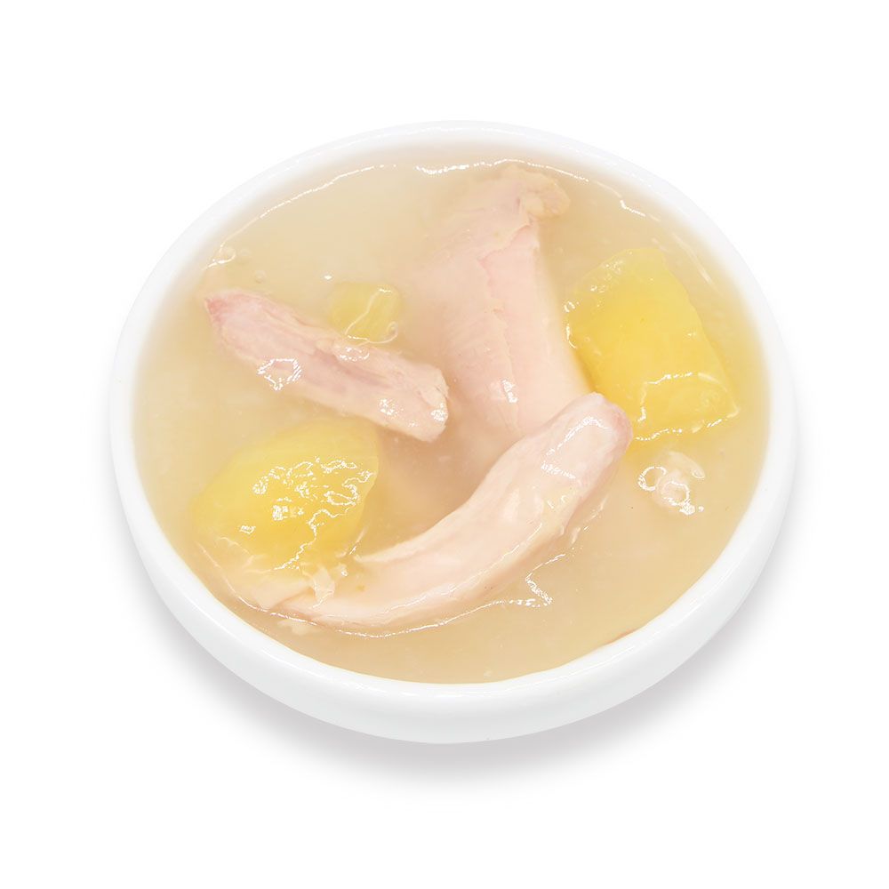 Rabbit Fillet Soup with Apple