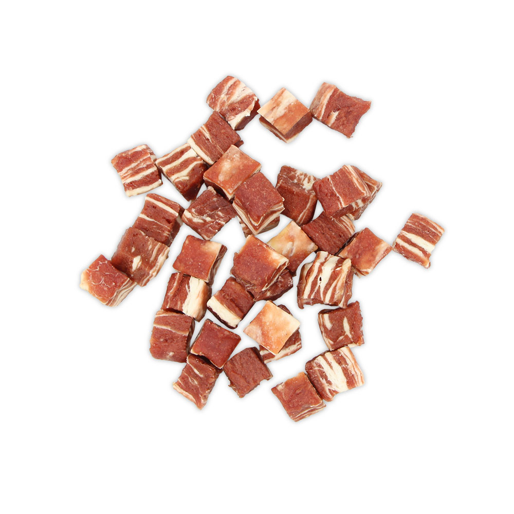 Marble beef cubes