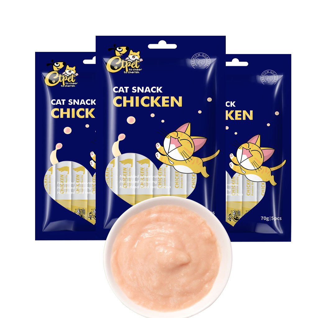 Creamy Cat Treats – Chicken Lickable cat treats